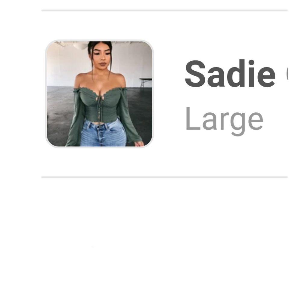 Sadie Off Shoulder Top(Moss Olive) OOTDFASH
